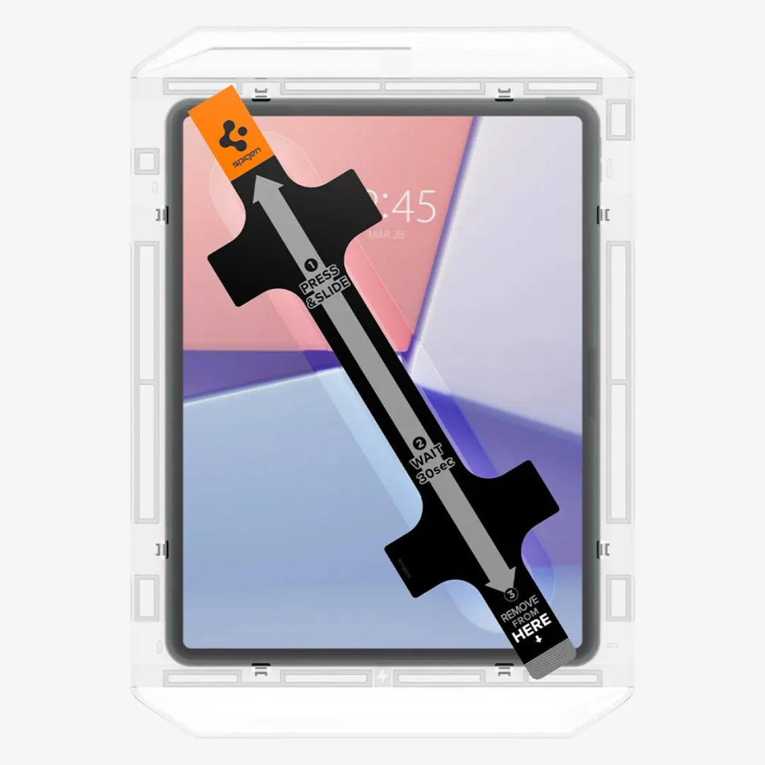 Spigen Glas.TR EZ Fit iPad Air 13 2024 Screenprotector - Transparant