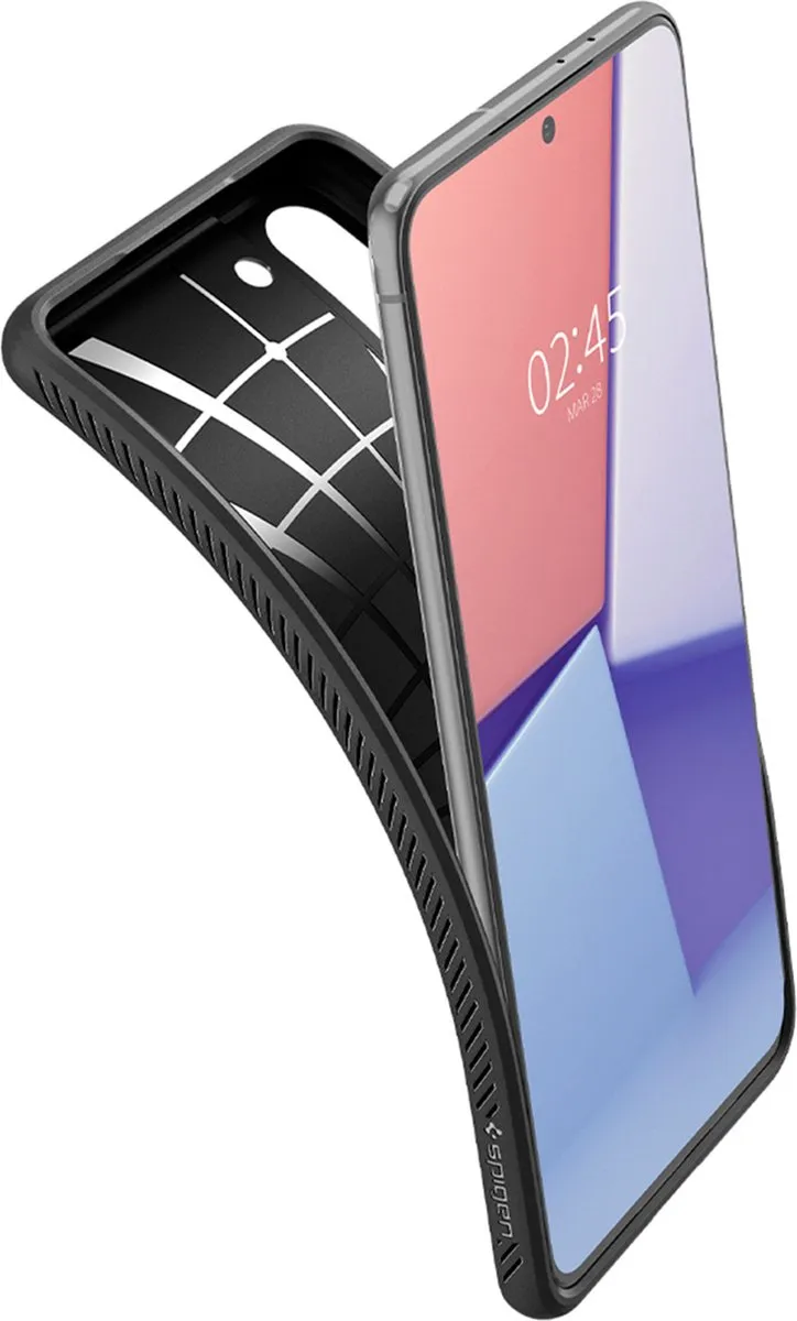 Spigen Samsung Galaxy S21 Hoesje Liquid Air Mat - Zwart