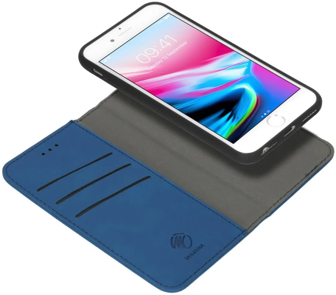 Imoshion Hoesje iPhone SE/8/7 - 2-in-1 Bookcase Donkerblauw