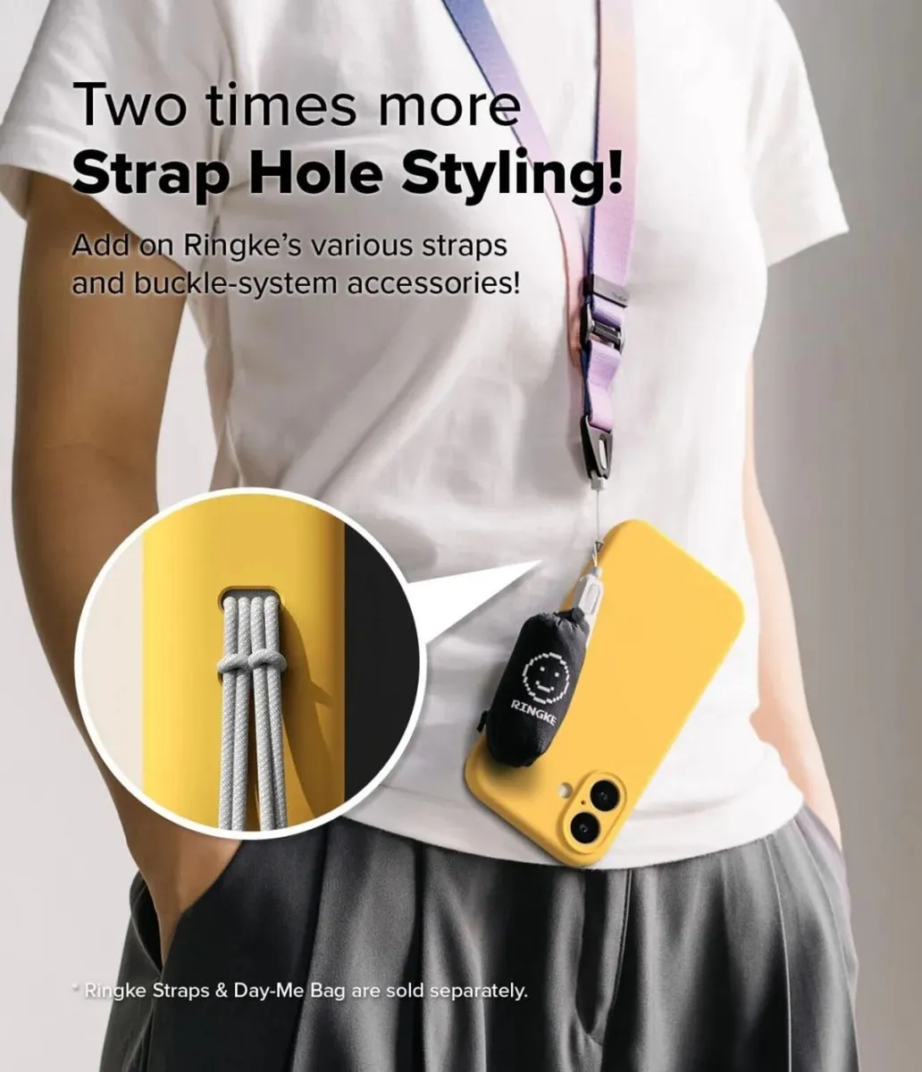 Ringke Silicone MagSafe Hoesje iPhone 16 - Geel