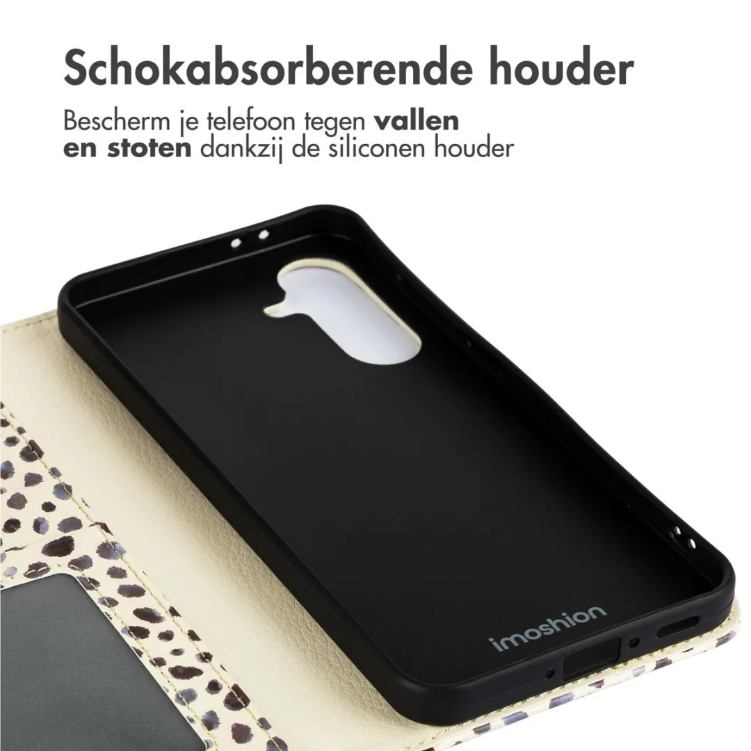 Imoshion Samsung Galaxy A36 Hoesje - Black And White Dots - 3 Pasjes