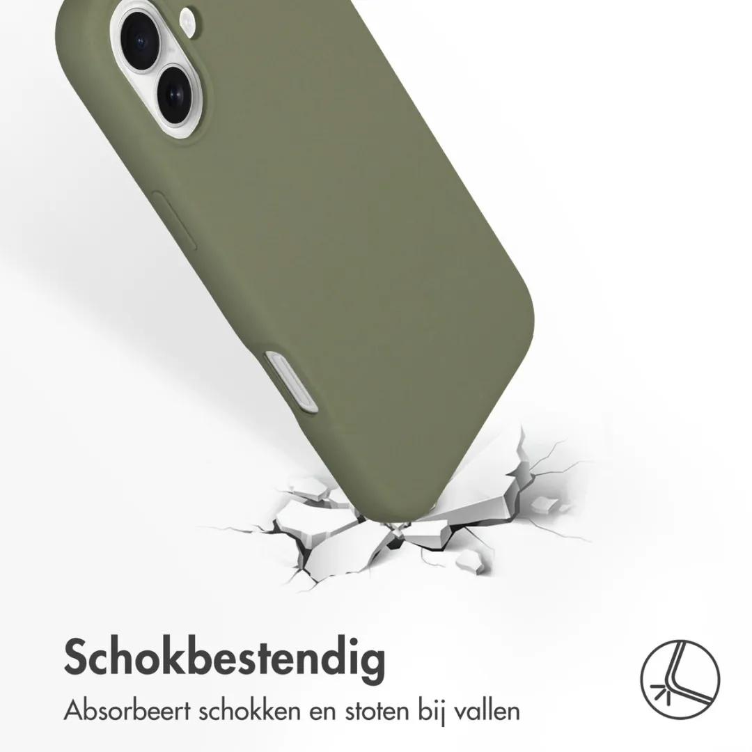 Accezz iPhone 16 MagSafe Hoesje - Olijfgroen