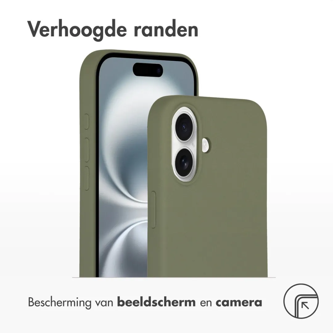Accezz iPhone 16 MagSafe Hoesje - Olijfgroen - afbeelding 6 van 6