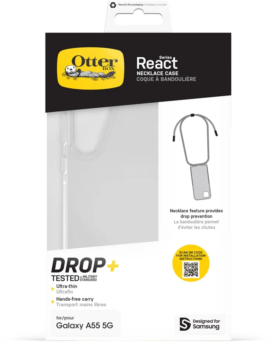 OtterBox React Necklace 77-95421 Hoesje - Samsung Galaxy A55 - Transparant - afbeelding 6 van 6