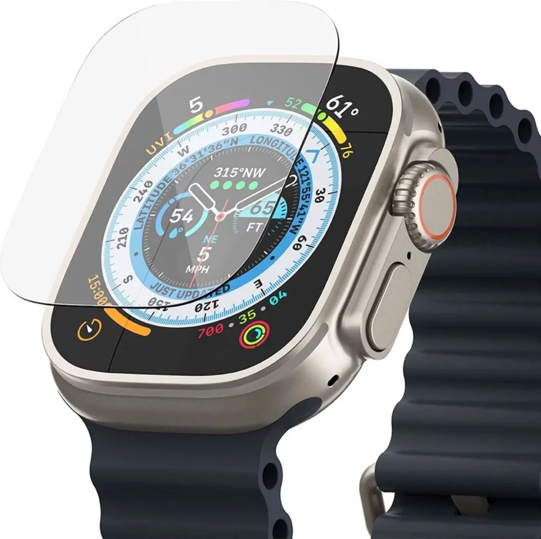 Ringke Tempered Glass Screenprotector Apple Watch Ultra 2 49mm - 4 Stuks