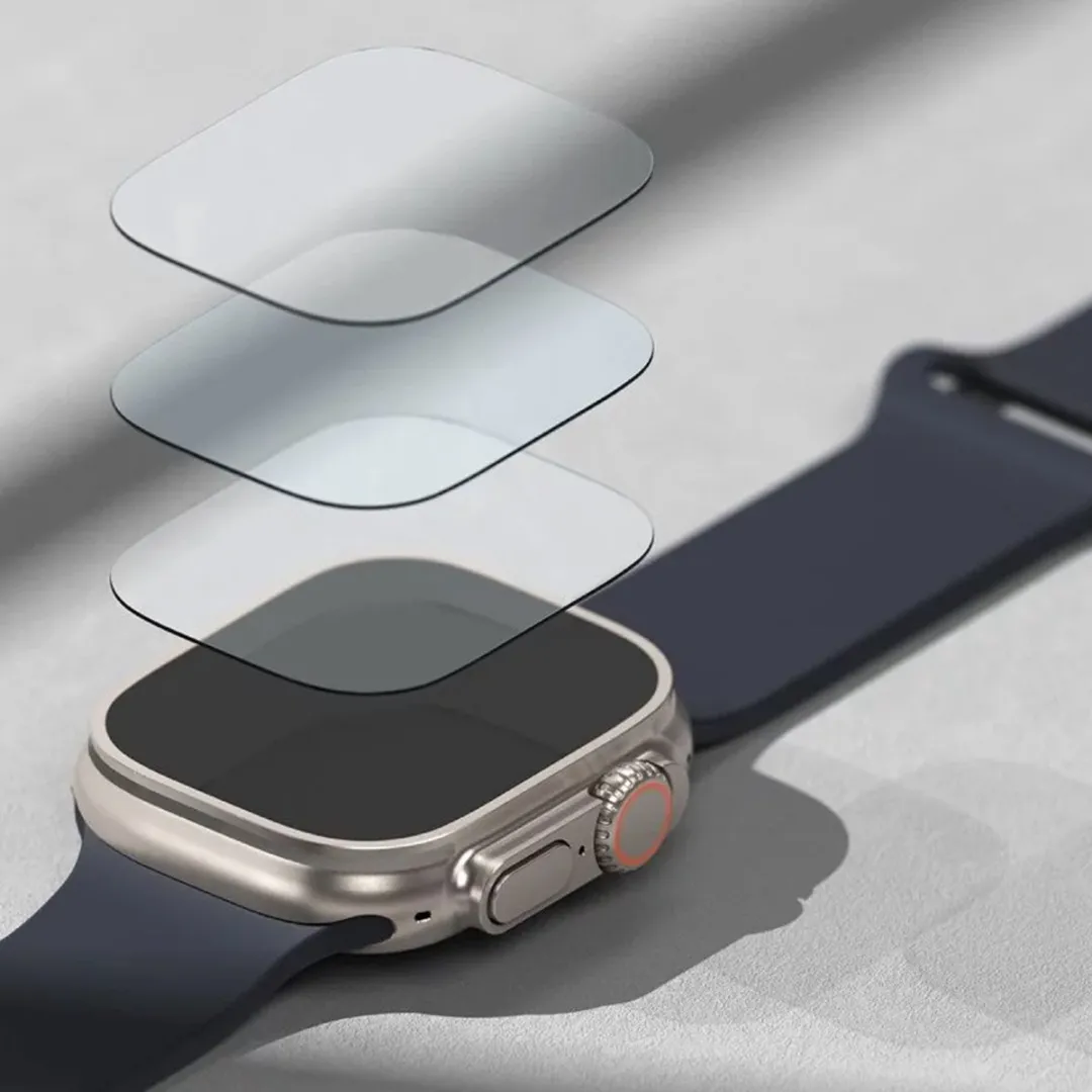 Ringke Tempered Glass Screenprotector Apple Watch Ultra 2 49mm - 4 Stuks