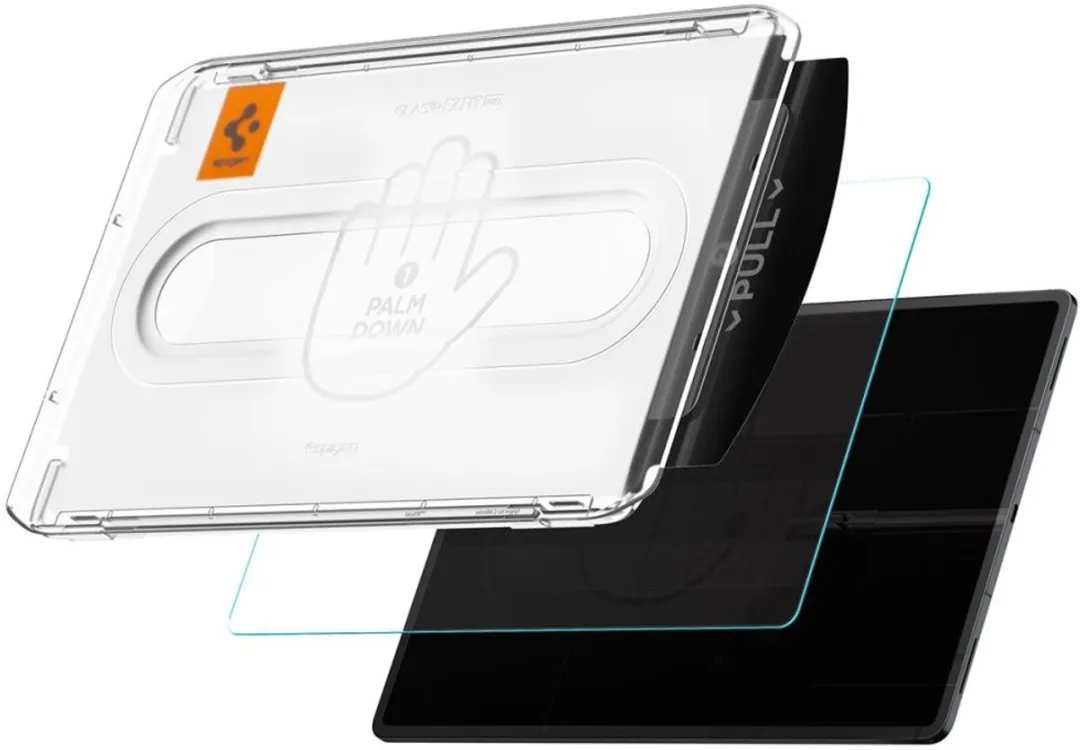 Spigen GLAStR EZ Fit AGL10198 Screenprotector - Samsung Galaxy Tab S11 - Transparant