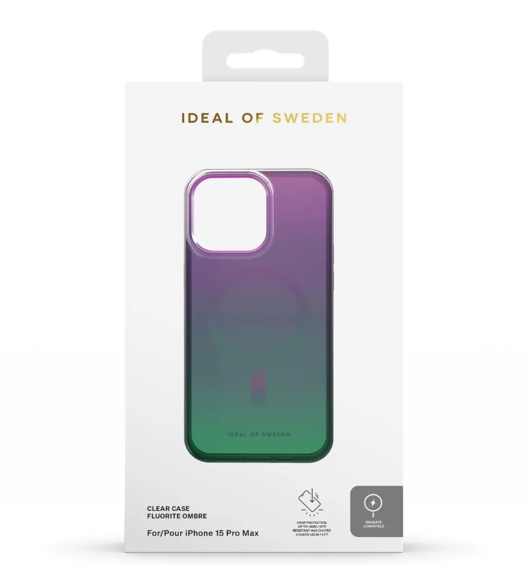 iDeal of Sweden Clear Case MagSafe iPhone 15 Pro Max Fluorite Ombre - IDCLCMS-I2367P-479