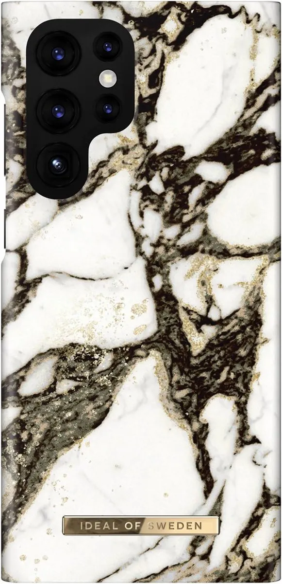 iDeal of Sweden Samsung Galaxy S22 Ultra Hoes Calacatta Golden Marble - 7340205148699 - afbeelding 2 van 5
