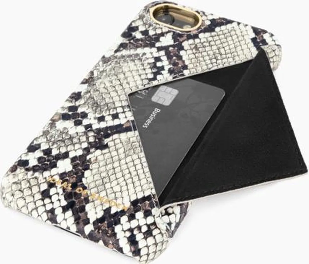 iDeal of Sweden Eternal Snake Statement Case Flap Pocket iPhone 8/7/6/6s/SE - 3 Pasjes - afbeelding 4 van 4