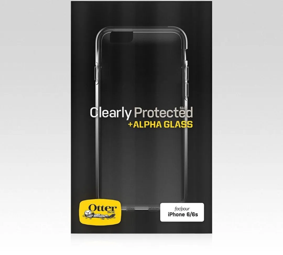 OtterBox Clear Skin iPhone 6/6s Alpha Glass Screenprotector - Transparant