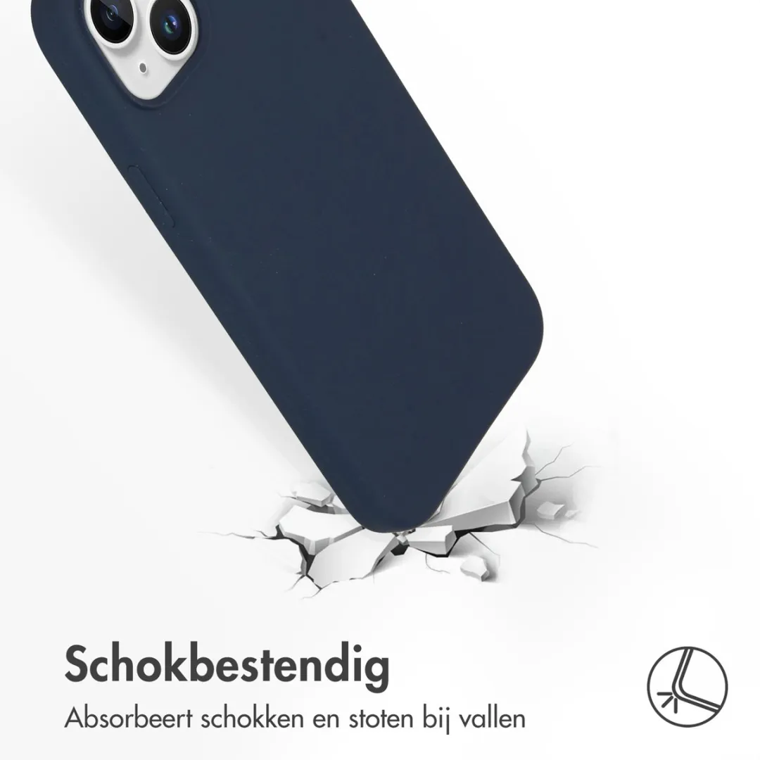 Accezz Hoesje iPhone 15 Plus MagSafe - Donkerblauw