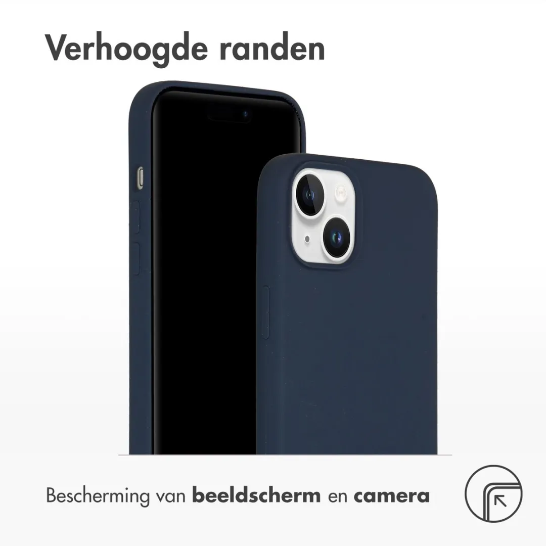 Accezz Hoesje iPhone 15 Plus MagSafe - Donkerblauw