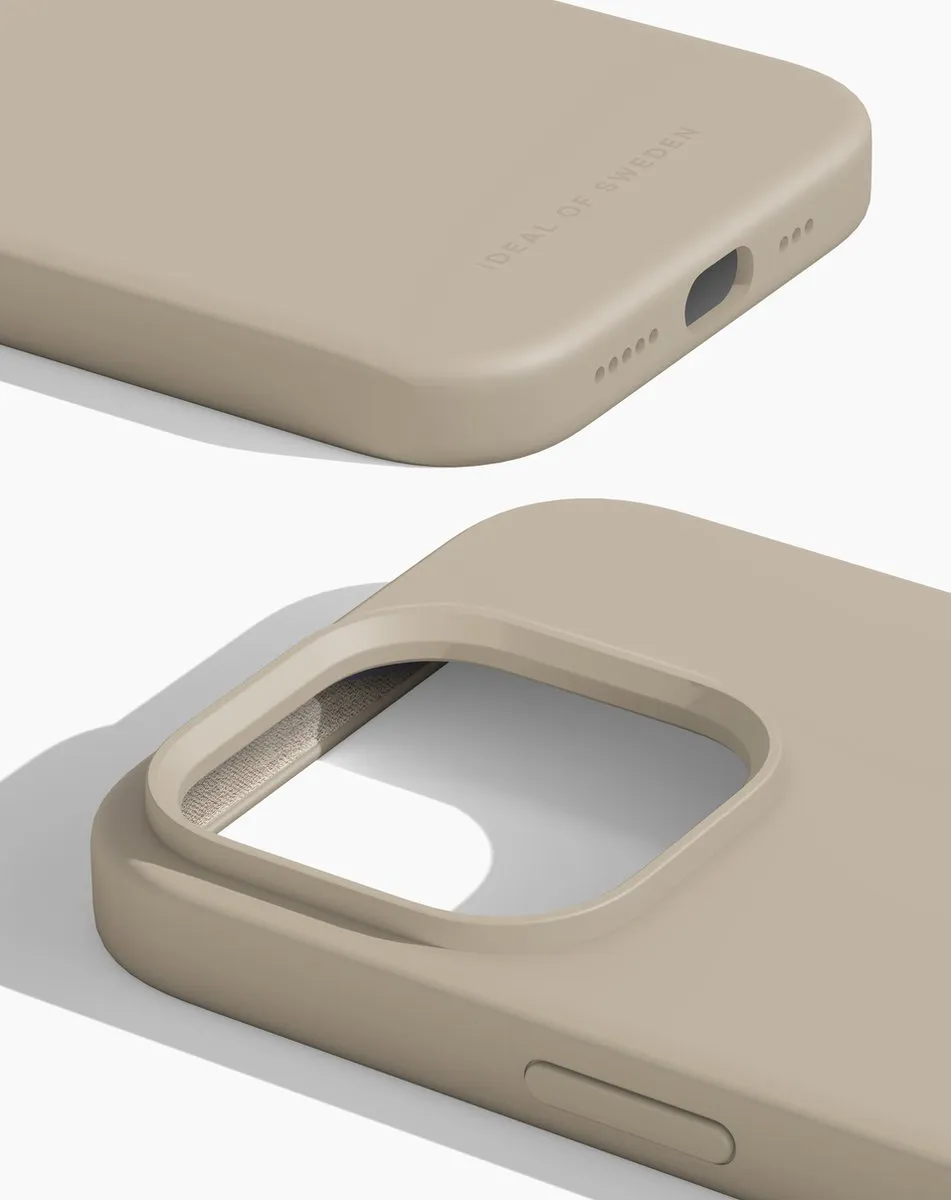 iDeal of Sweden iPhone 14 Pro Silicone Hoes - Beige