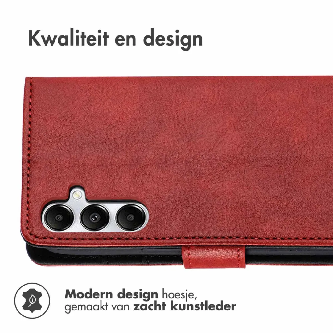 Imoshion Hoesje Samsung Galaxy A55 - 3 Pasjes - Rood