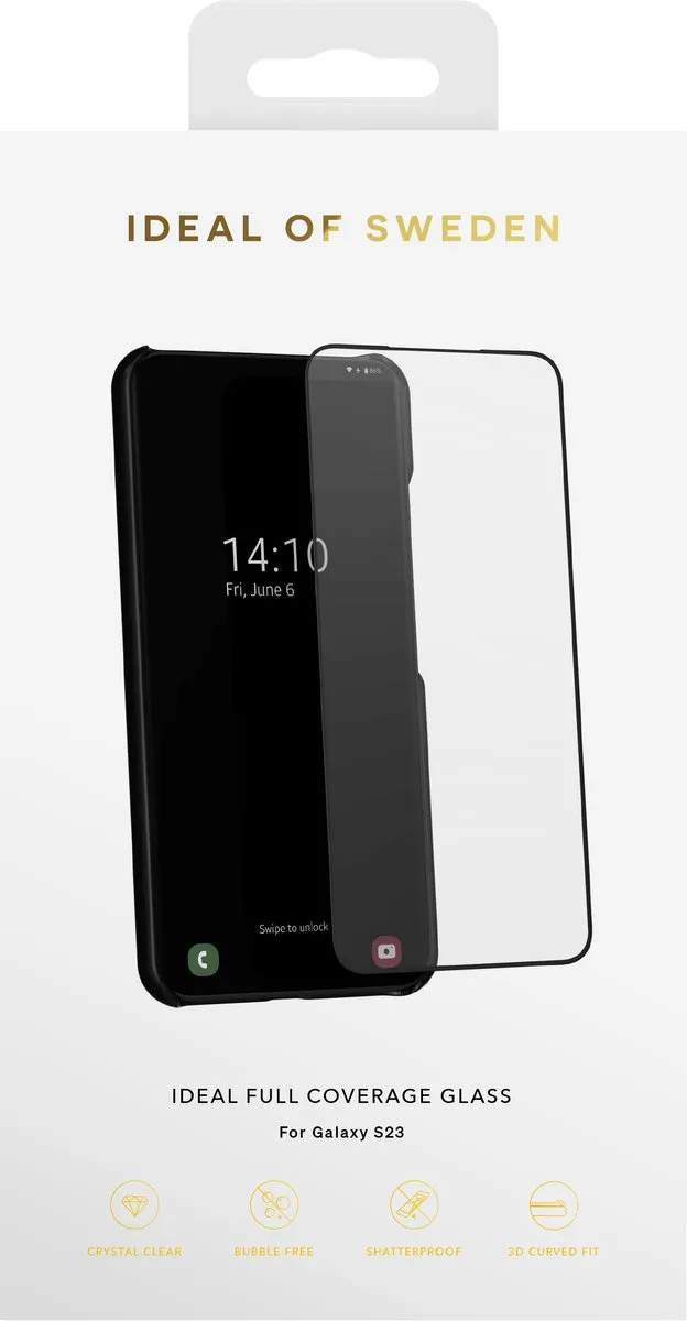 iDeal of Sweden iDeal Full Coverage Glas Samsung Galaxy S23+