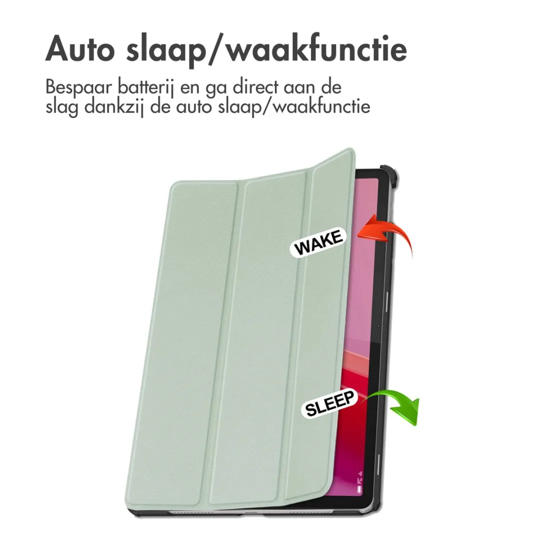 Imoshion SH00072012 Tablethoes - Lenovo Tab M11 - Trifold Bookcase - Lichtgroen