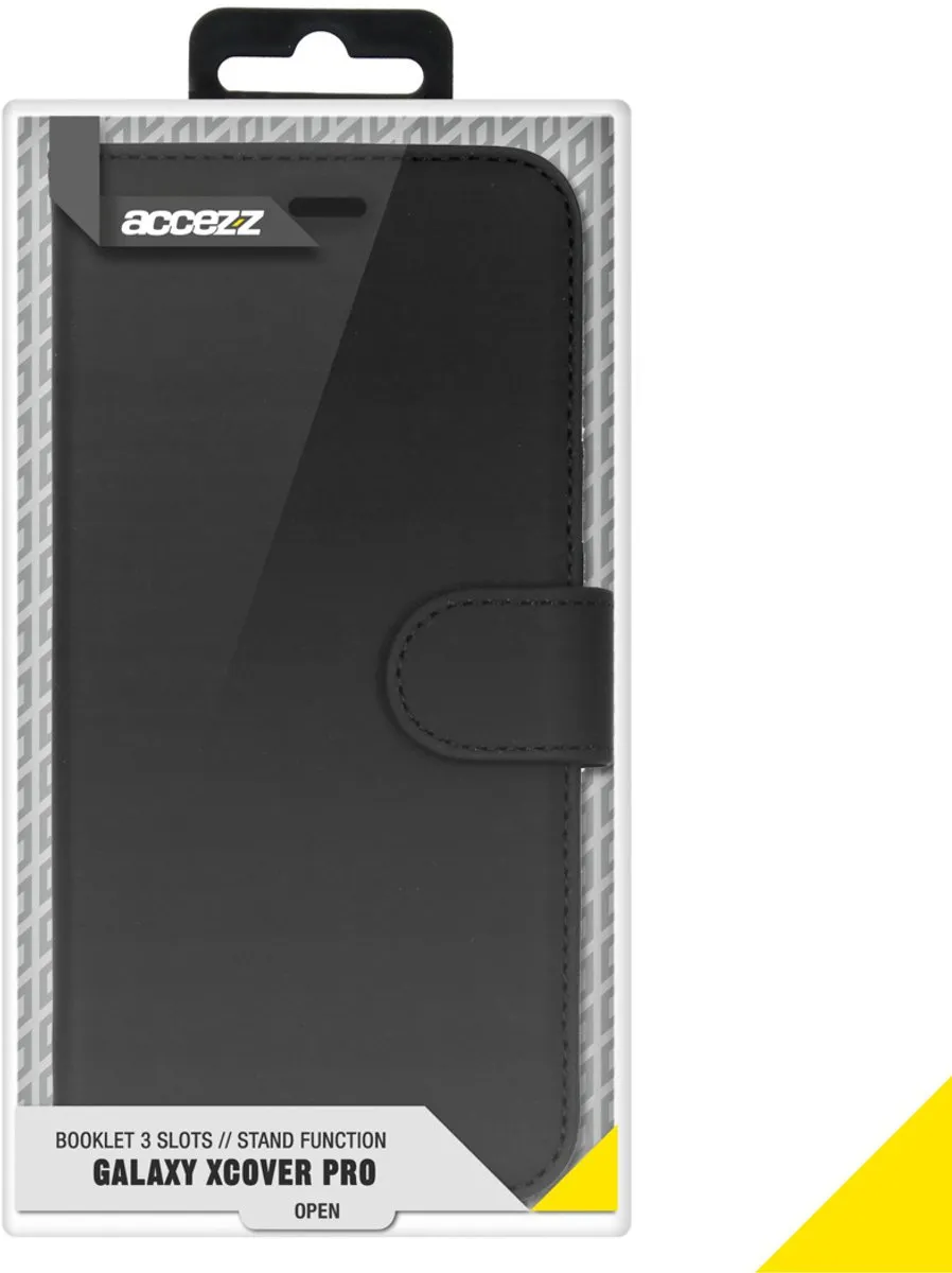 Accezz Hoesje Samsung Galaxy Xcover Pro - Wallet Zwart