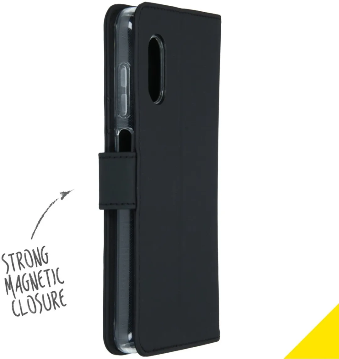 Accezz Hoesje Samsung Galaxy Xcover Pro - Wallet Zwart