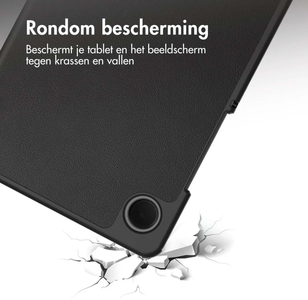 imosHion Tablethoes SH00066619 - Samsung Galaxy Tab A9/A11 8.7" - Trifold Bookcase - Zwart