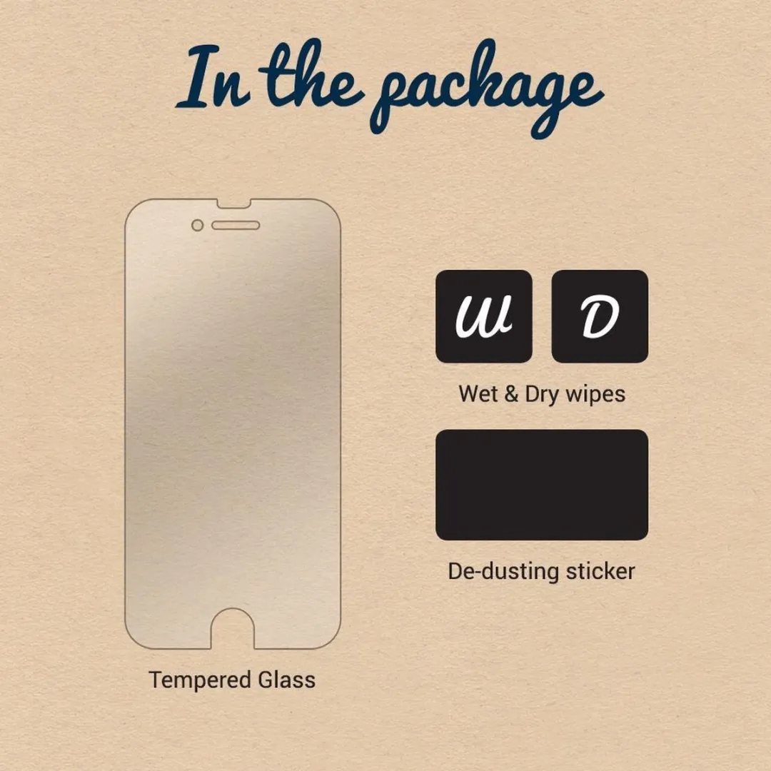 Just in Case Cazy Screenprotector iPhone SE - Gehard Glas
