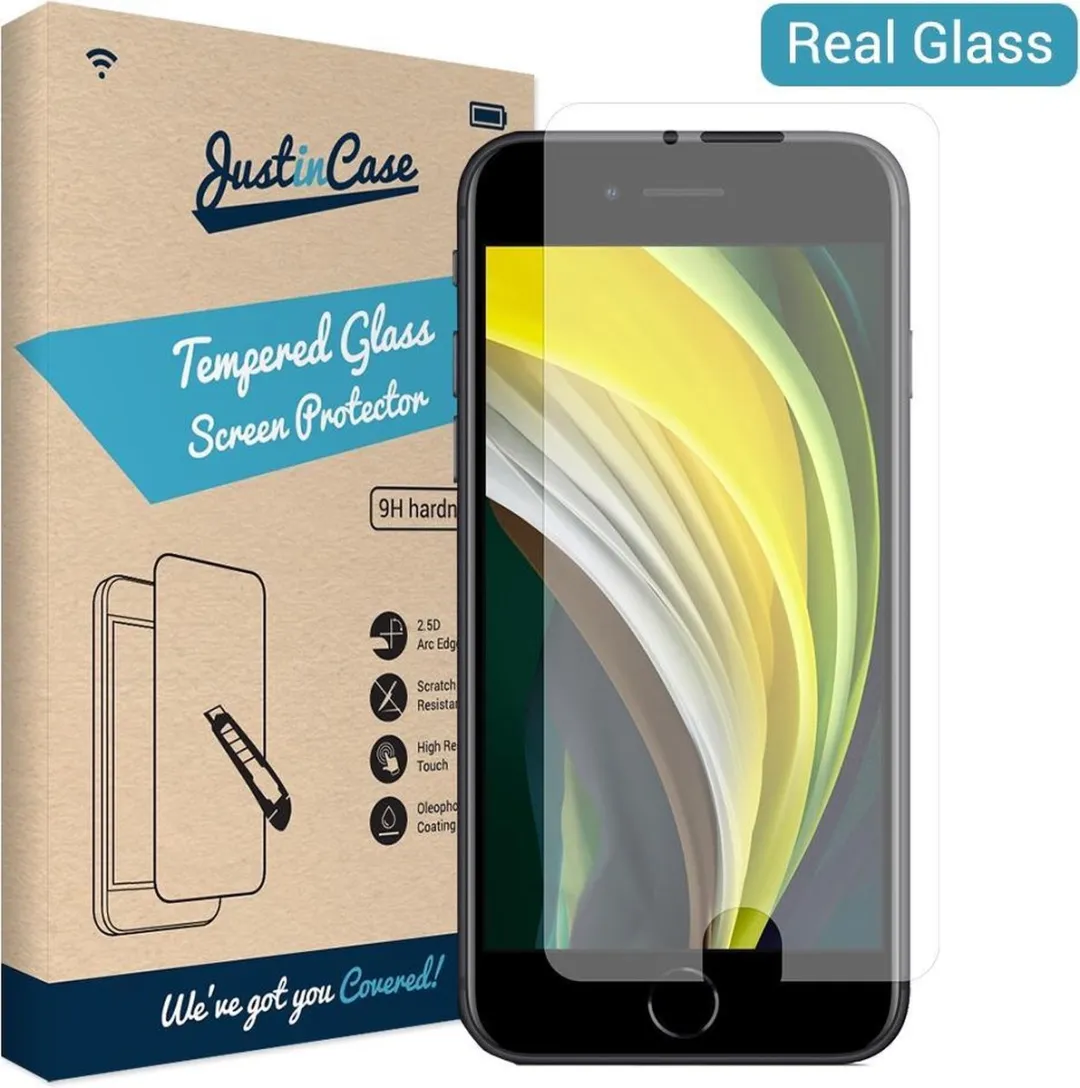 Just in Case Cazy Screenprotector iPhone SE