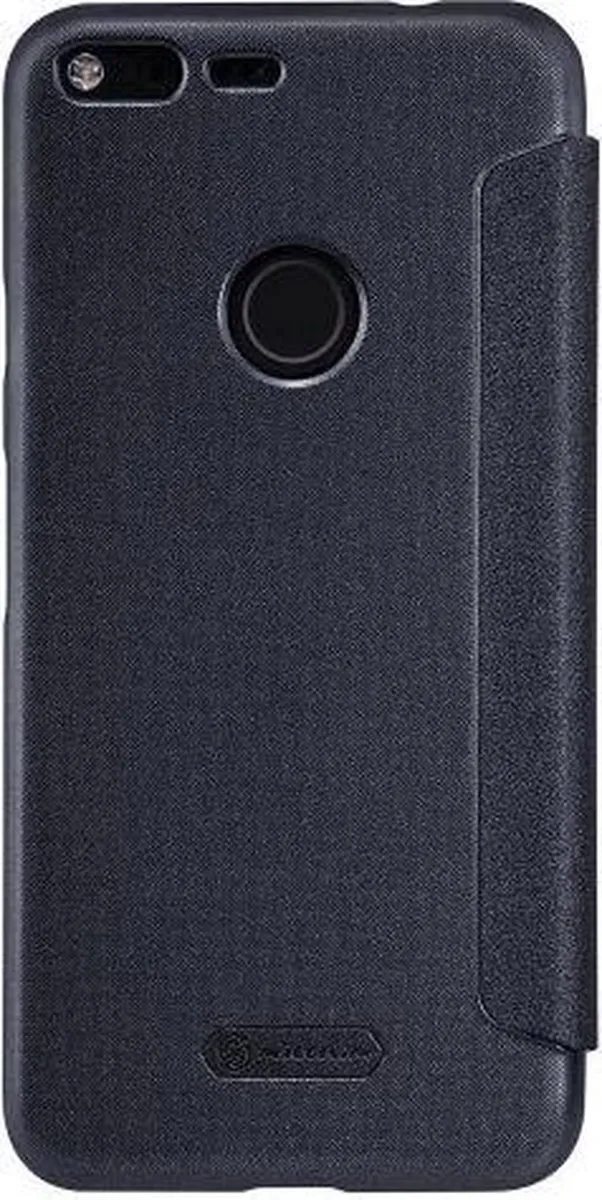 Nillkin Leather Case Sparkle Series Zwart - Google Pixel - afbeelding 2 van 3