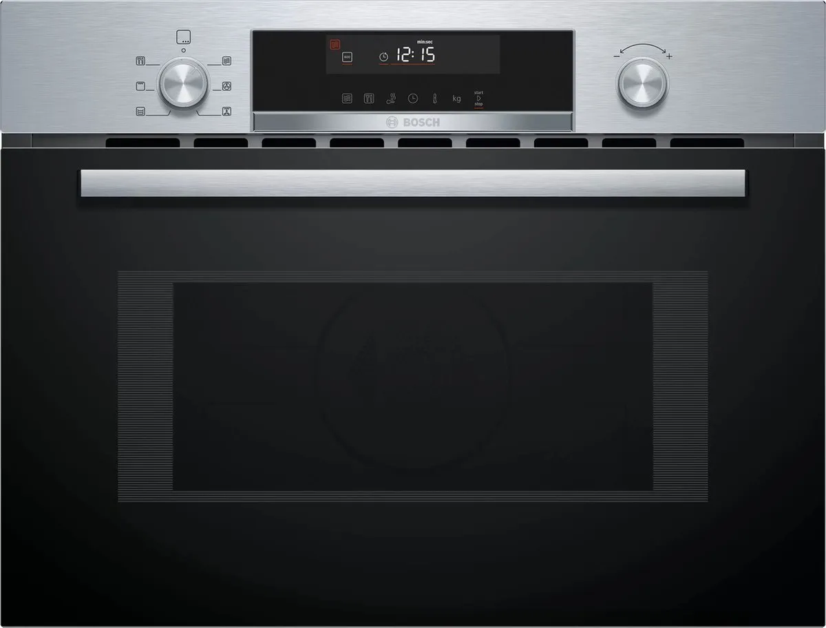 Bosch CMA585GS1 - Serie 6 - Inbouwmagnetron met heteluchtfunctie - 60x45 cm - 44 l - RVS - Eenvoudig te reinigen met hydrolyse
