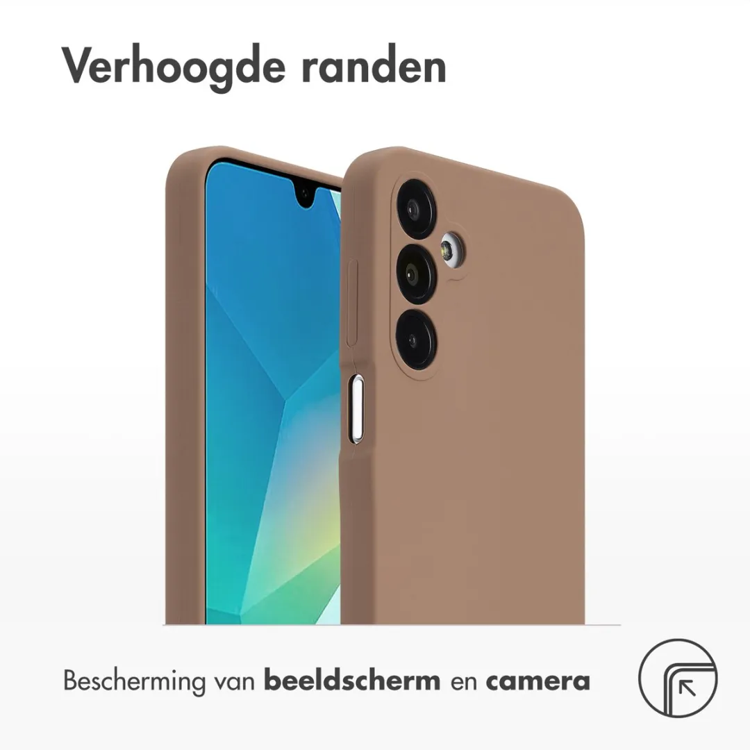 Accezz Hoesje Samsung Galaxy A16 Lichtbruin