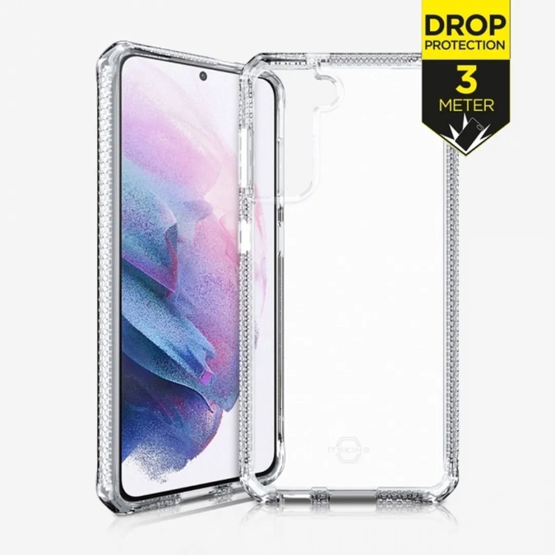 Itskins Spectrum Cover Samsung Galaxy S21+ - Transparant - Level 2