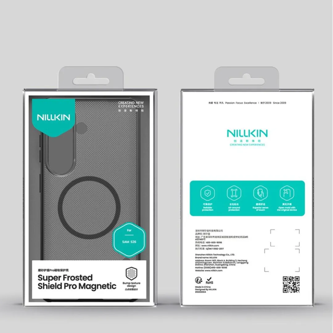 Nillkin CamShield Prop Magnetic Hoesje - Samsung Galaxy S26 - Transparant Zwart