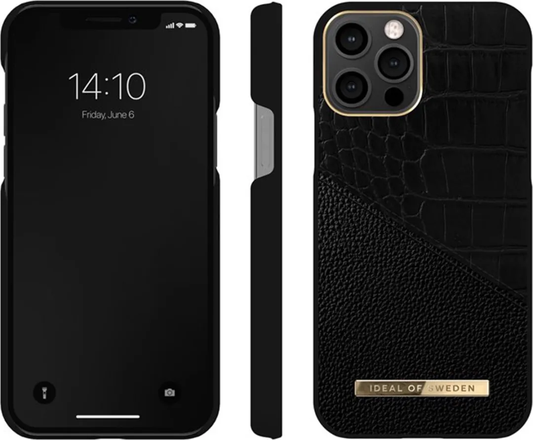 iDeal of Sweden iPhone 12/12 Pro Atelier Case - Nightfall Croco