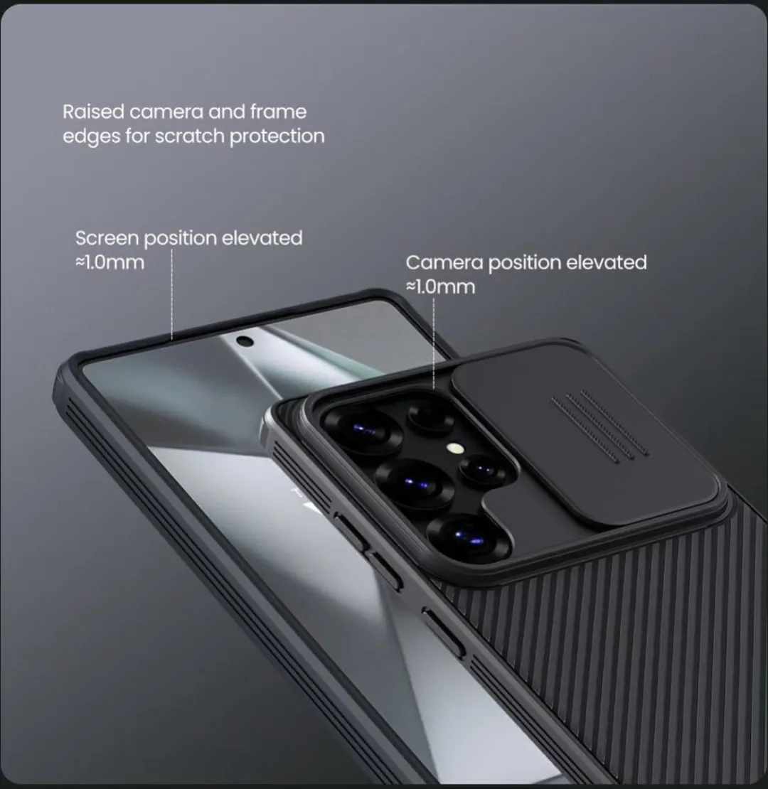 Nillkin CamShield Pro Hoesje Samsung Galaxy S25 Ultra - Zwart