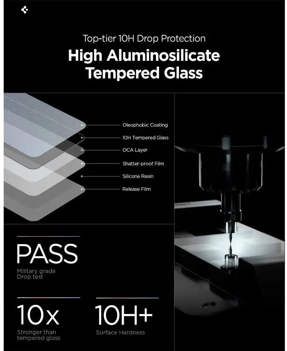 Spigen Glas.tR EZ Fit Pro HD Galaxy S26 Screenprotector