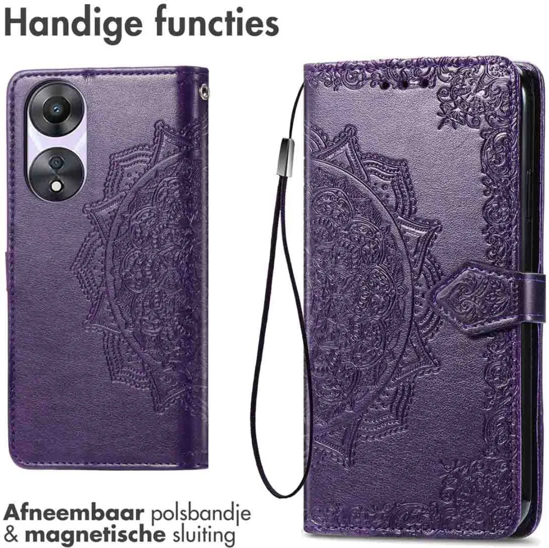 Imoshion Hoesje Oppo A78 - 3 Pasjes - Paars