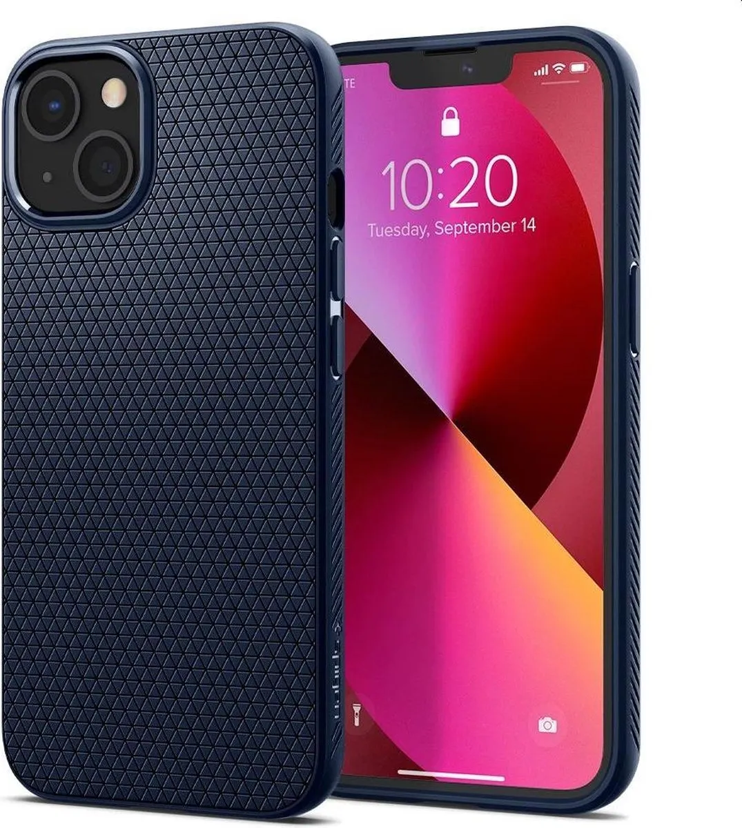 Spigen Liquid Air TPU Hoesje iPhone 13 - Blauw