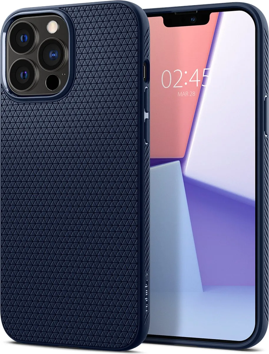 Spigen Liquid Air TPU Hoesje iPhone 13 - Blauw