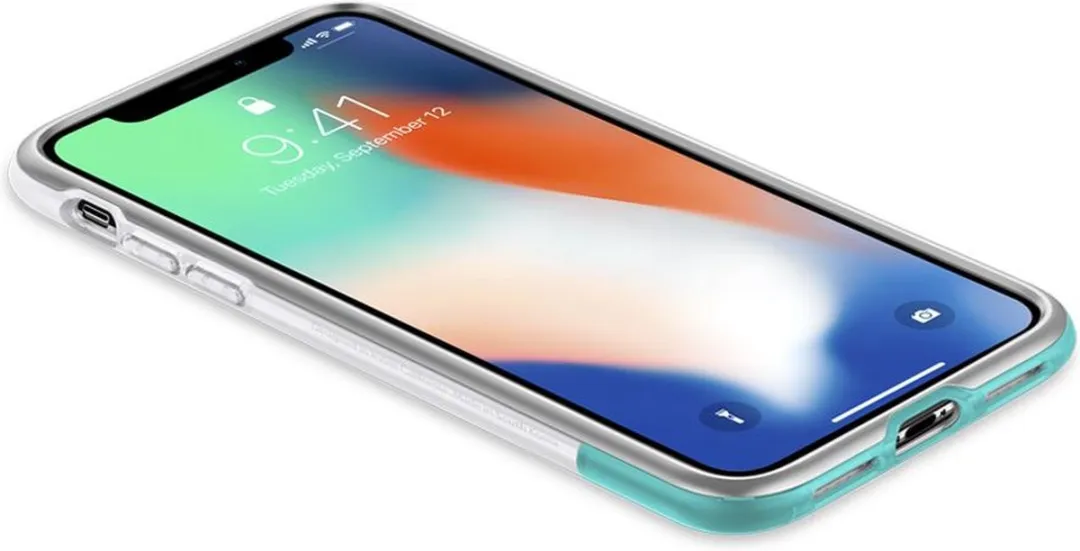 Spigen Classic C1 057CS23198 iPhone X Hoesje - Transparant Blauw
