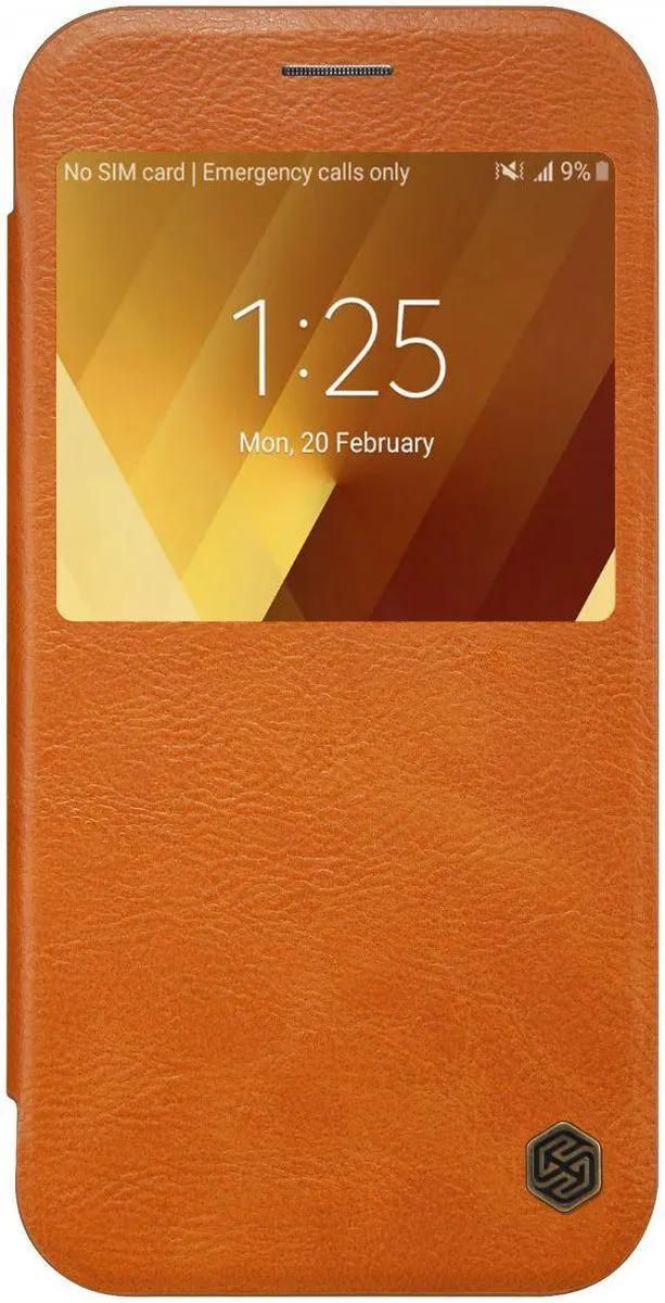 Nillkin Qin Series Hoesje Samsung Galaxy A3 (2017) - Bruin