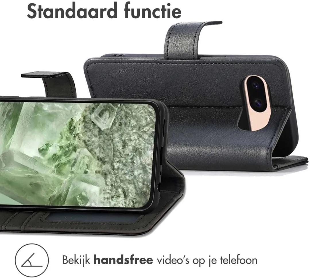 Imoshion Hoesje Google Pixel 8a - 3 Pasjes - Zwart