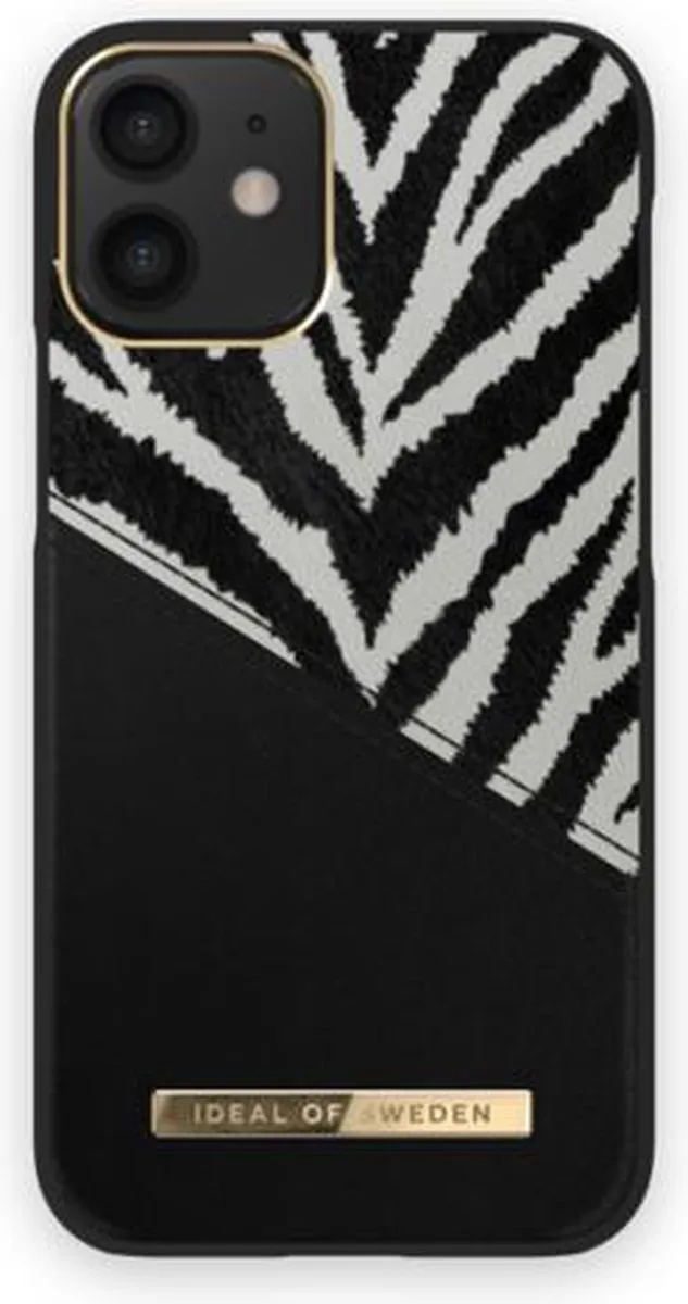 iDeal of Sweden Atelier iPhone 12 Mini Hoes - Zebra Eclipse IDACAW20-2054-247
