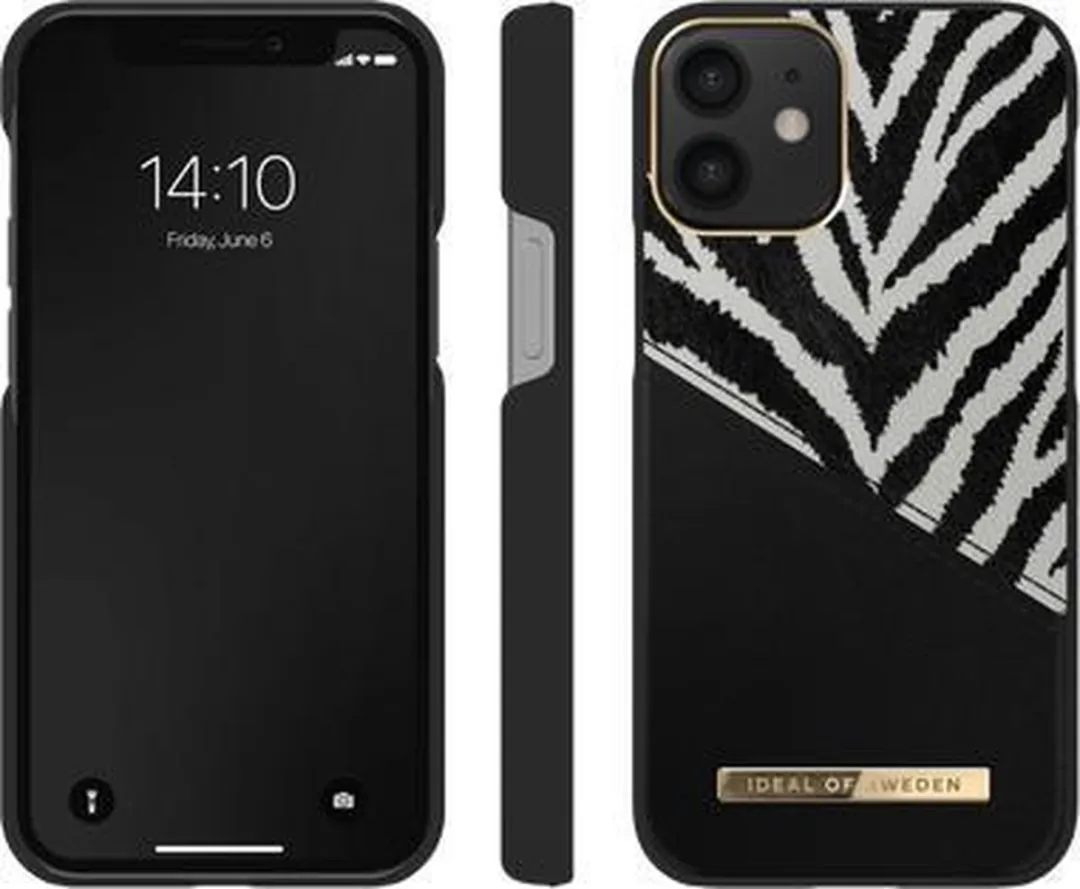 iDeal of Sweden Atelier iPhone 12 Mini Hoes - Zebra Eclipse IDACAW20-2054-247