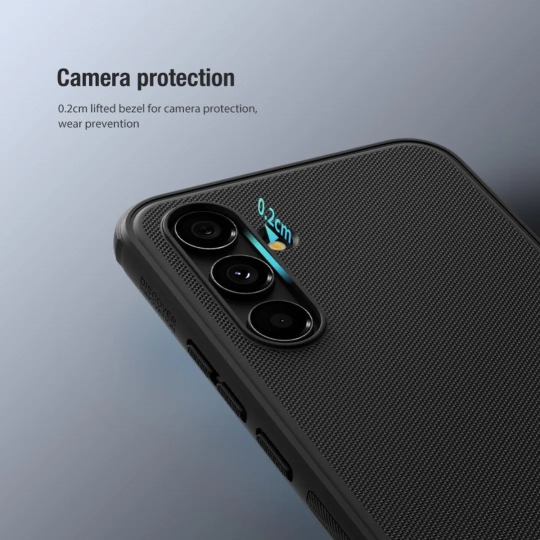 Nillkin Super Frosted Shield Back Cover Samsung Galaxy A54 - Zwart