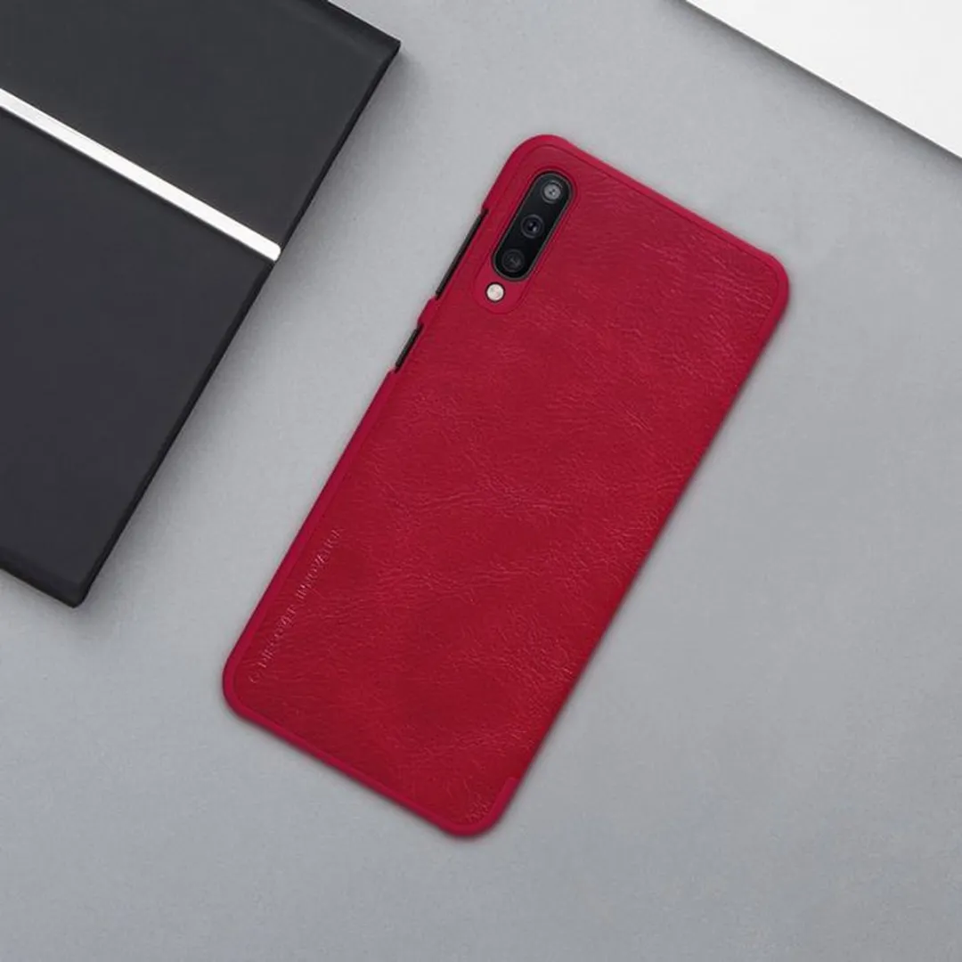 Nillkin Qin Leather Book Case Samsung Galaxy A50 - Rood - afbeelding 4 van 4