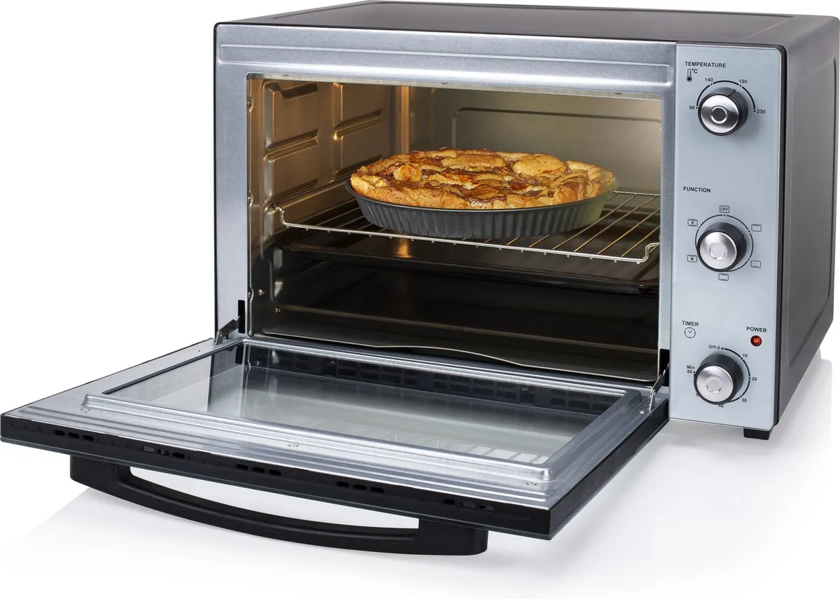 Princess 112754 Heteluchtoven 45L 1800W - Zilver