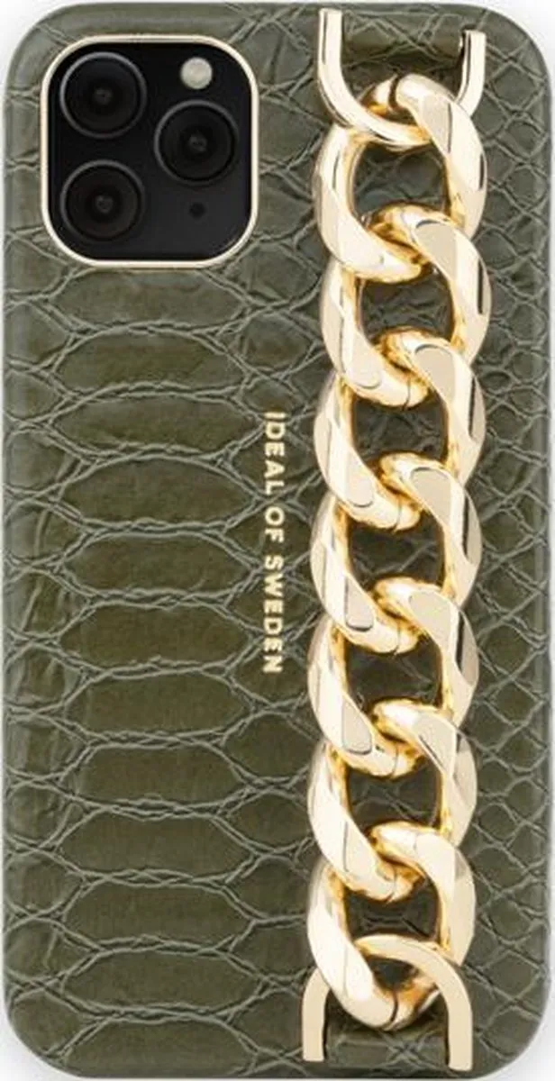 iDeal of Sweden Statement Case Chain Handle iPhone 11 Pro/XS/X - Groen - 3 Pasjes - afbeelding 2 van 4