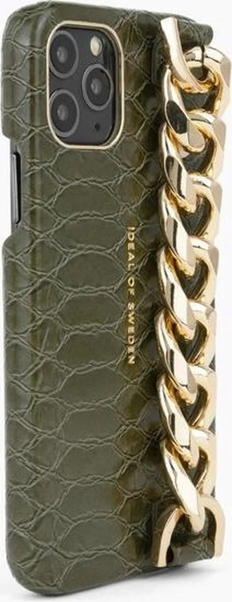 iDeal of Sweden Statement Case Chain Handle iPhone 11 Pro/XS/X - Groen - 3 Pasjes - afbeelding 3 van 4