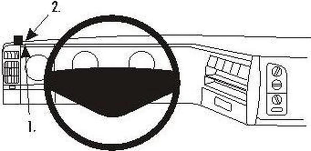 Brodit ProClip Houder Renault Midlum/Premium Left Mount 803154