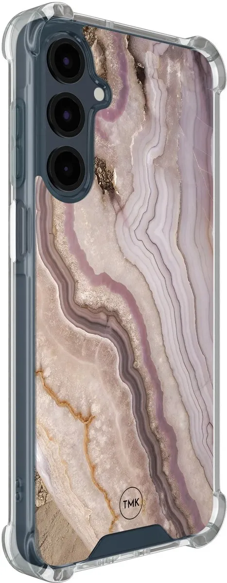 Casevibes Shockproof Hoesje Samsung Galaxy A16 S/A16/S/010 - Blush Marble