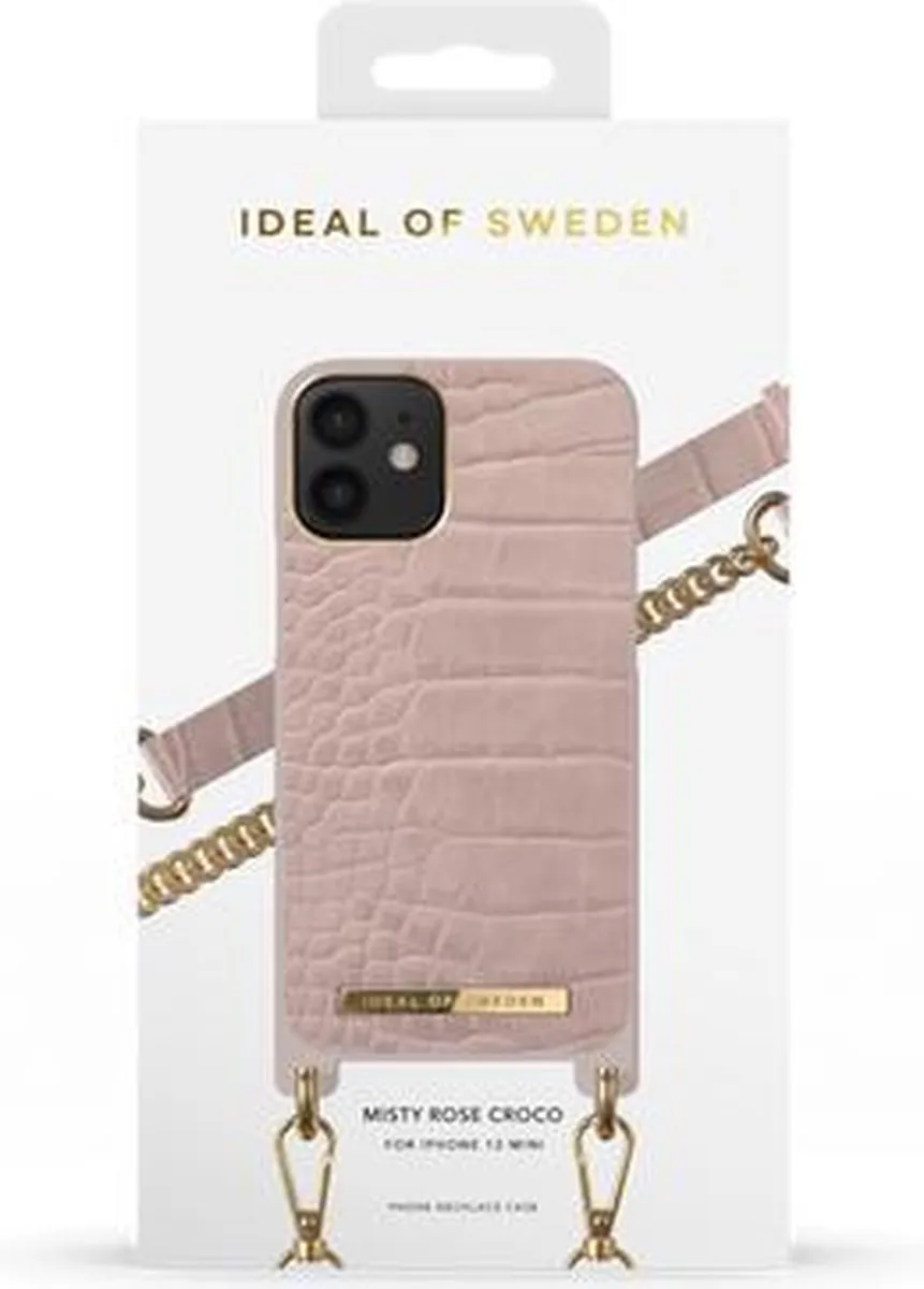 iDeal of Sweden Phone Necklace Case iPhone 12 Mini Misty Rose - IDNCSS20-I2054-211 - afbeelding 5 van 5